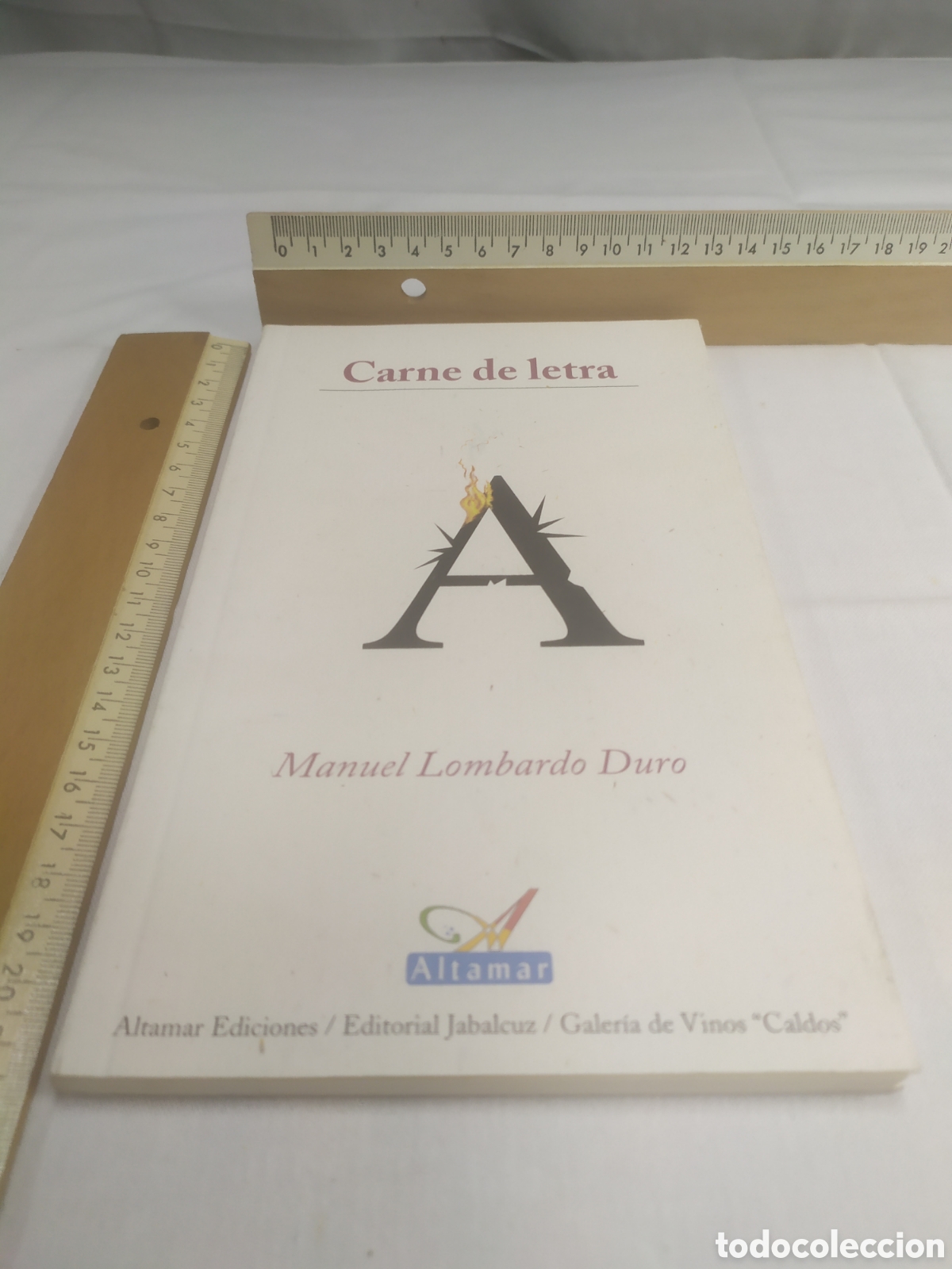 Libros de segunda mano: Carne de letra. Manuel Lombardo, 2004 - Foto 1