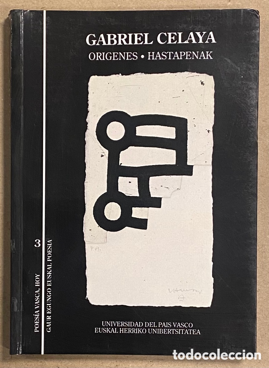 gabriel celaya “orígenes - hastapenak”. colecci - Buy Used poetry books on  todocoleccion