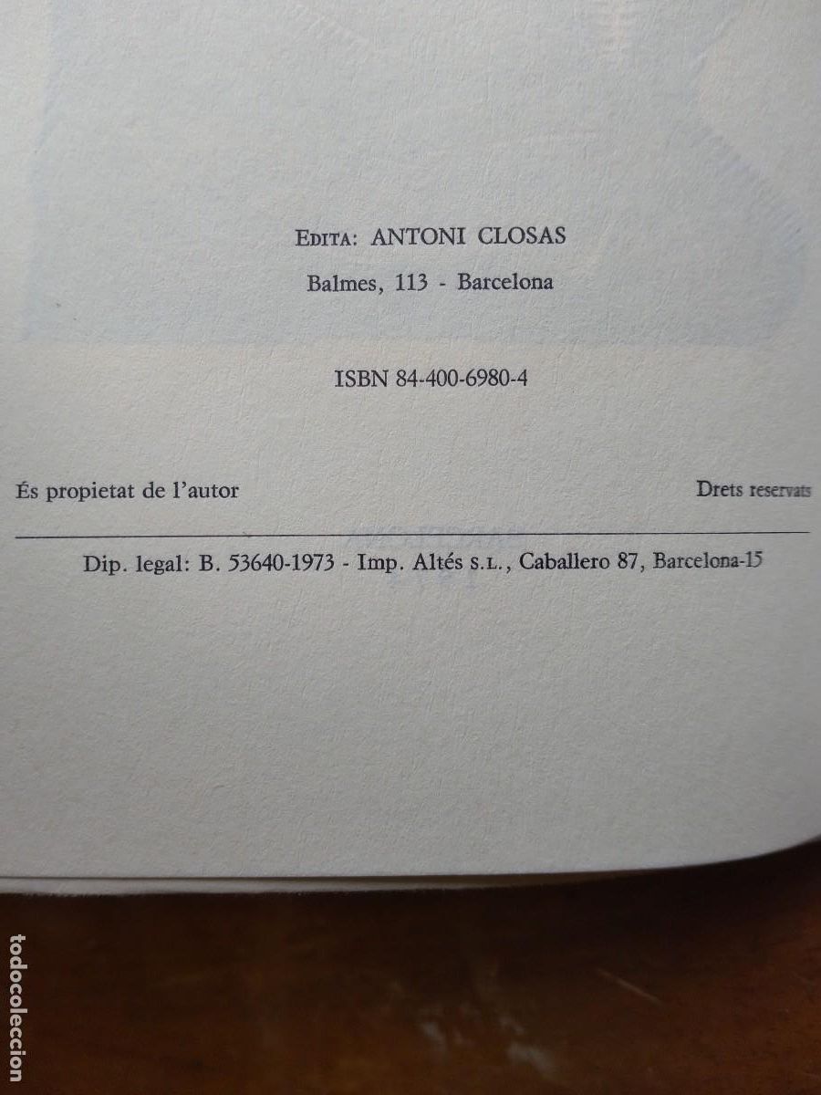 Libros de segunda mano: Antoni Closas Cavespre dor - Foto 3