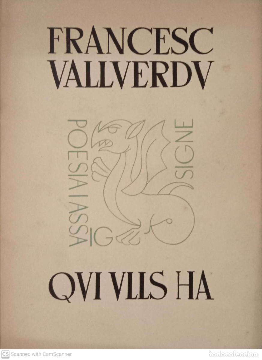 Libros de segunda mano: Qui ulls ha [Francesc Vallverd&uacute;] - Foto 1