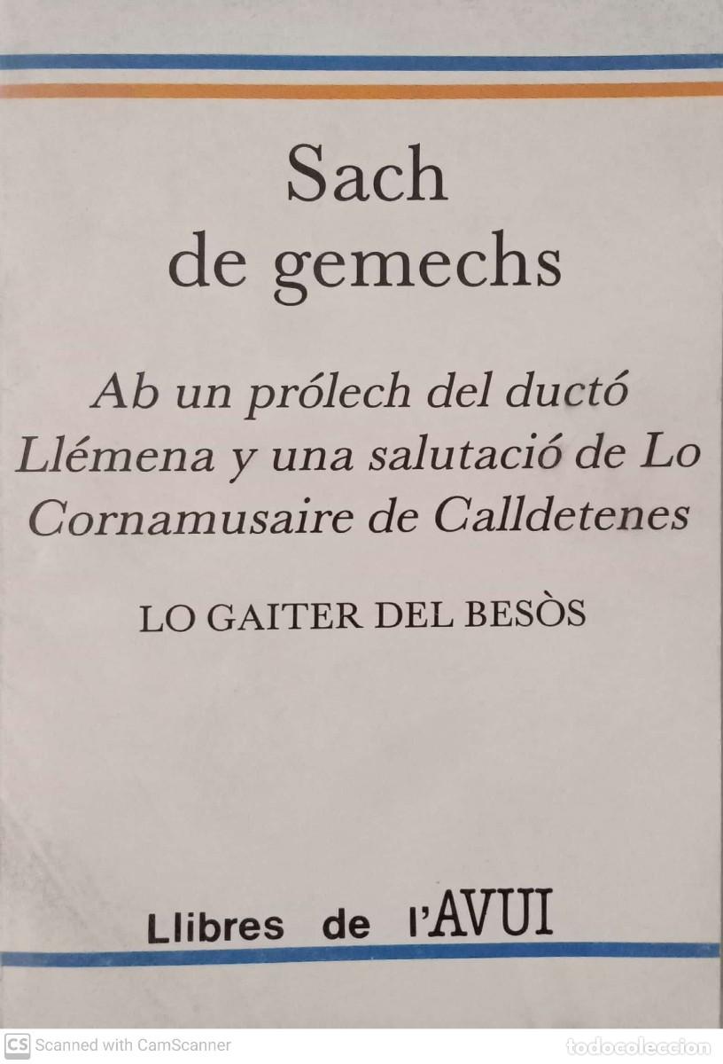 Libros de segunda mano: Sach de gemechs [Lo Gaiter del Bes&ograve;s] - Foto 1