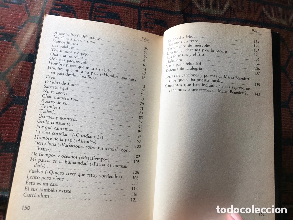 Libros de segunda mano: Canciones del m&aacute;s ac&aacute;. Mario Benedetti. Visor. Ex libris - Foto 5