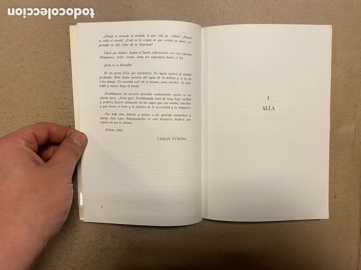 Libros de segunda mano: DESHOJANDO UN SUE&Ntilde;O. JOS&Eacute; LUIS IBARG&Uuml;ENGOITIA. - Foto 3