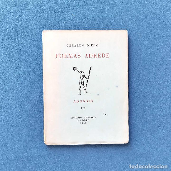 Libros de segunda mano: Poemas adrede - Diego, Gerardo - Foto 1