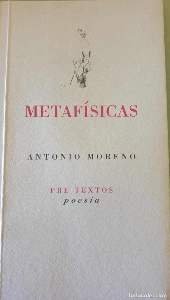 Libros de segunda mano: METAFISICAS. - MORENO, Antonio. - Foto 1