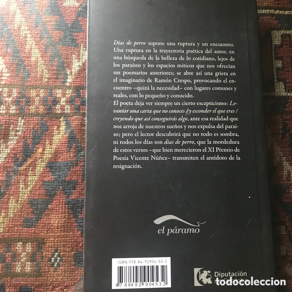 Libros de segunda mano: D&iacute;as de perro. Ram&oacute;n Crespo. El P&aacute;ramo. Dif&iacute;cil y buscado - Foto 3