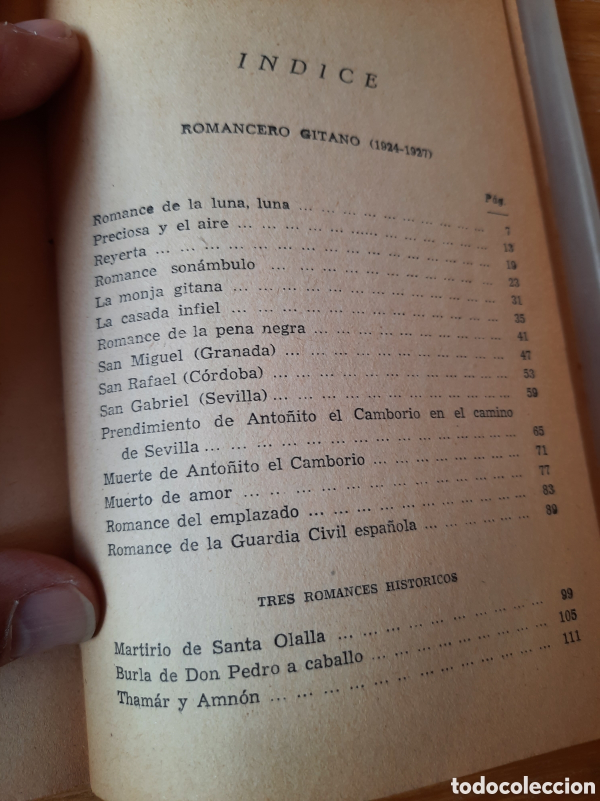 Libros de segunda mano: Federico Garc&iacute;a Lorca. Romancer gitano. 1953. Ed. Losada. - Foto 3