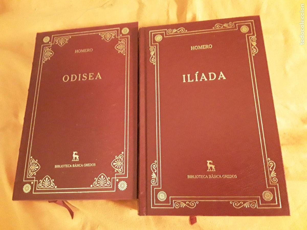 Libros de segunda mano: Iliada/Odisea, de Homero. Excelente estado. Edici&oacute;n anotada de la Biblioteca B&aacute;sica Gredos 2000-01.