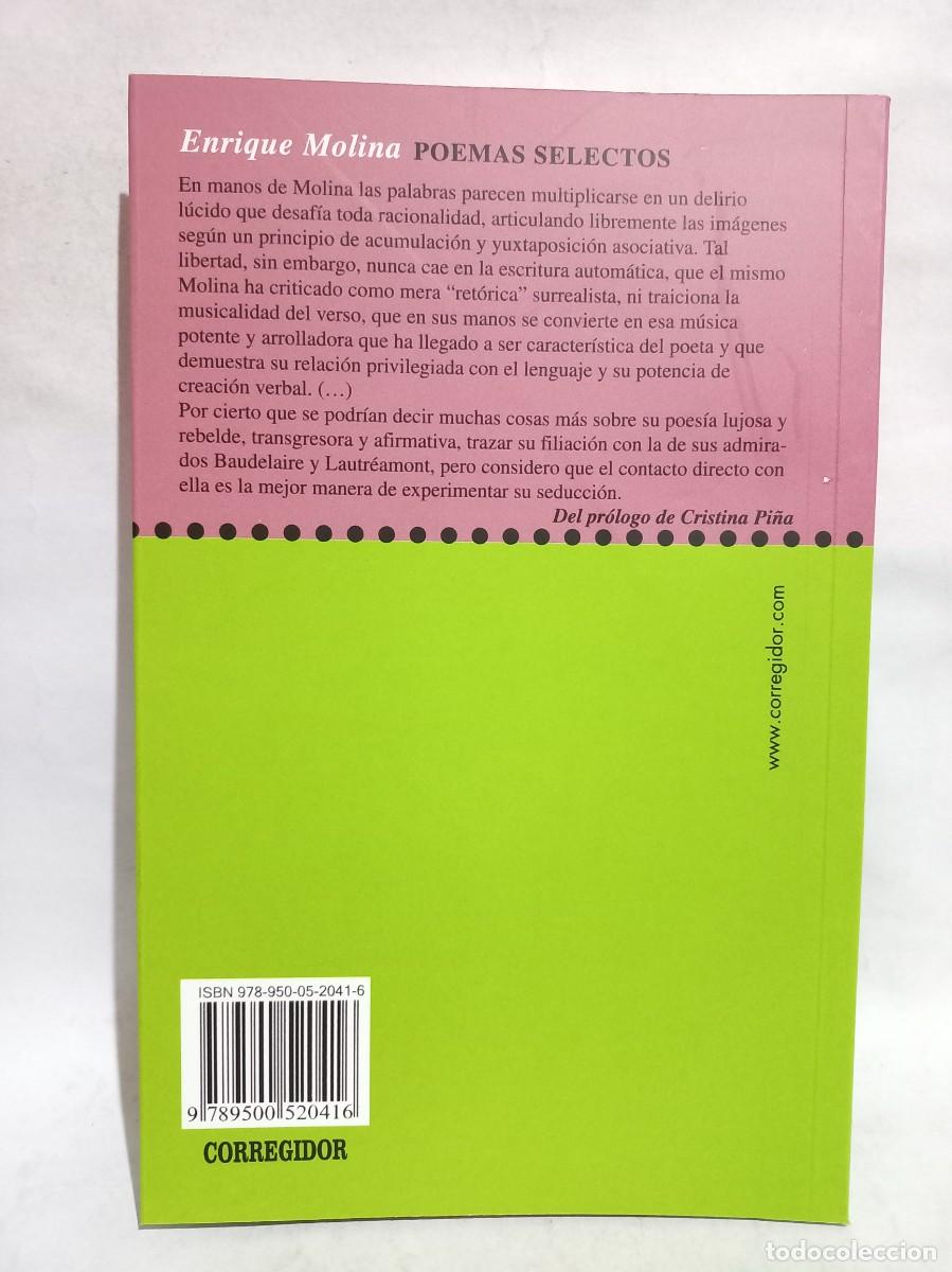 Libros de segunda mano: Enrique Molina - Poemas Selectos - 2013 - Foto 3