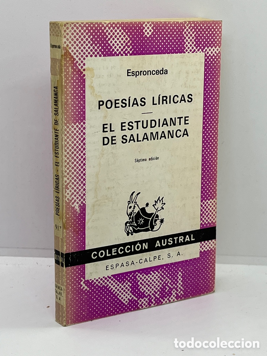 Libros de segunda mano: Libro El estudiante de Salamanca - Foto 2