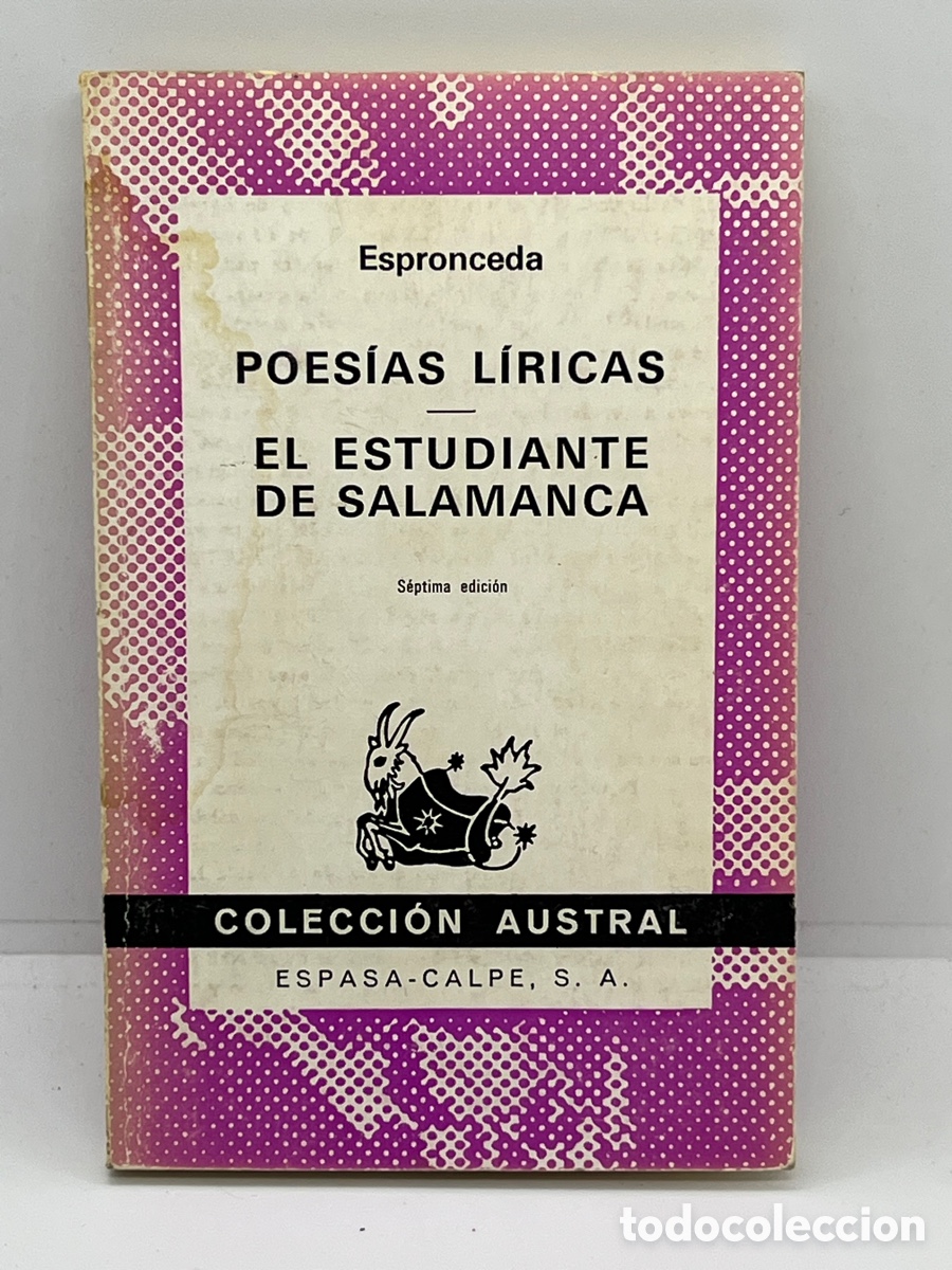 Libros de segunda mano: Libro El estudiante de Salamanca - Foto 1
