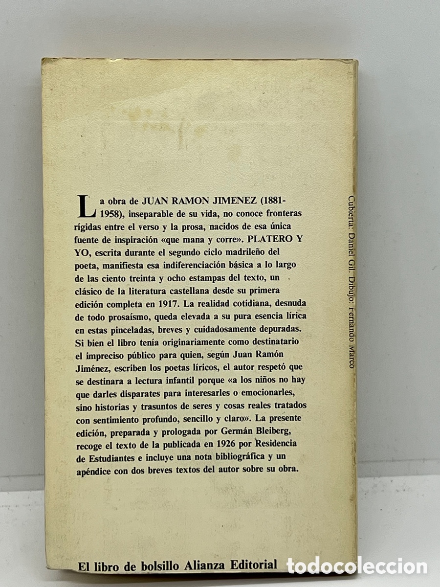 Libros de segunda mano: Libro Platero y yo - Foto 3