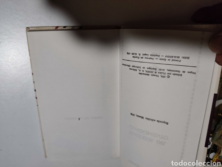 Libros de segunda mano: Libro di&aacute;logos del conocimiento, Vicente Aleixandre - Foto 2