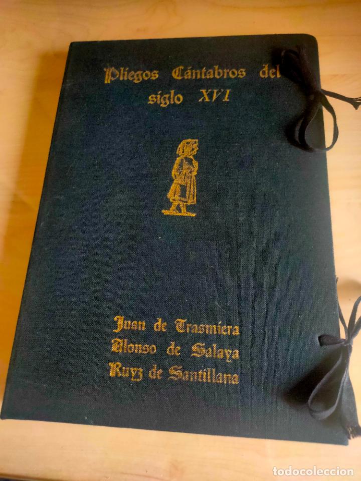Libros de segunda mano: Pliegos c&aacute;ntabros de Siglo XVI (poesia). Edici&oacute;n limitada (300). Ejemplar 205. Cantabria