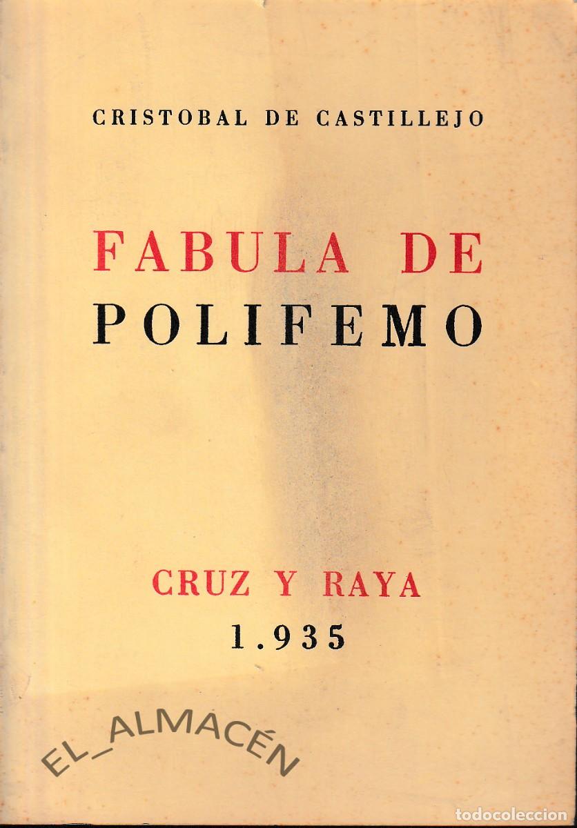 Libros de segunda mano: F&Aacute;BULA DE POLIFEMO (CRISTOBAL DE CASTILLEJO. 1981) SIN USAR - Foto 1
