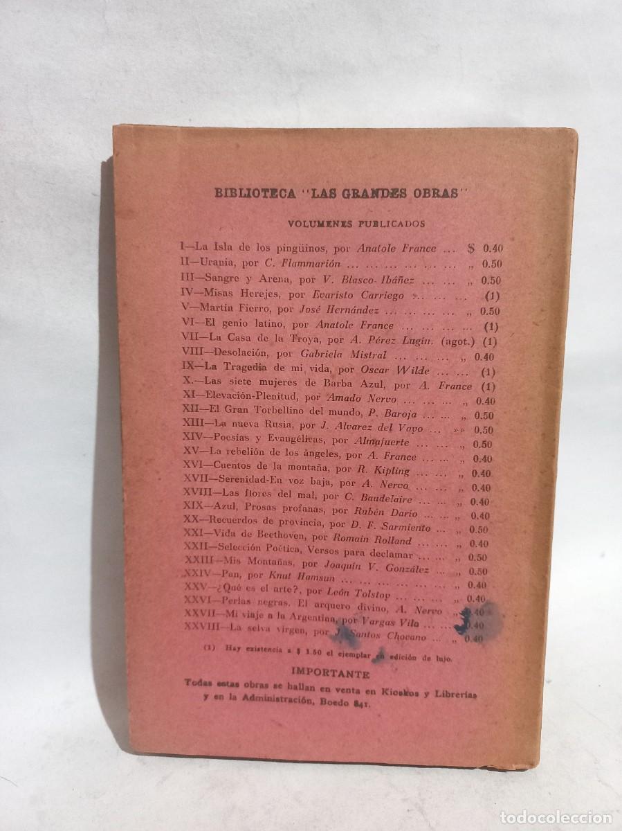 Libros de segunda mano: Jos&eacute; Santos Chocano - La Selva Virgen - Foto 4
