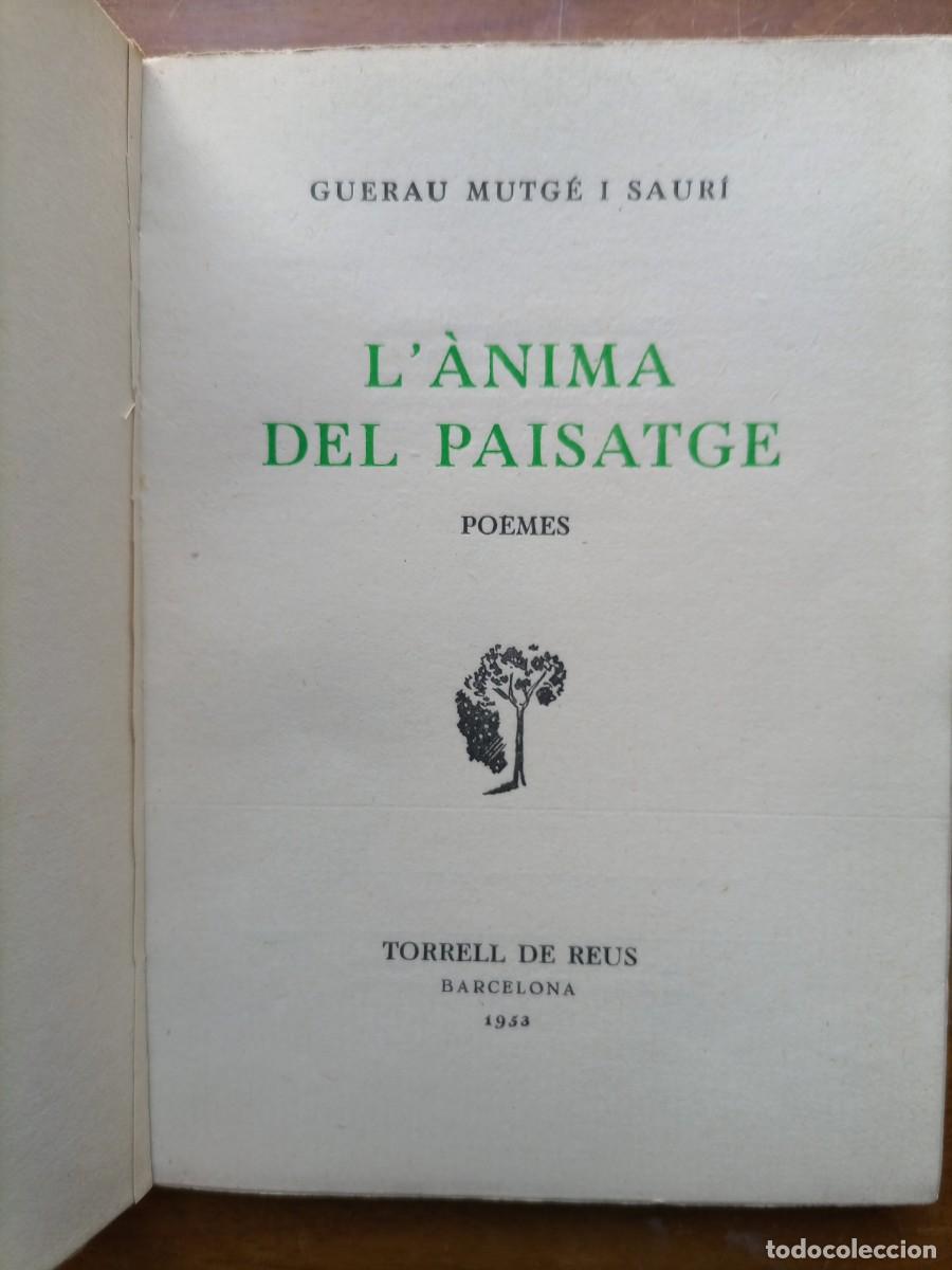 Libros de segunda mano: Lanima del paisatge - Foto 2