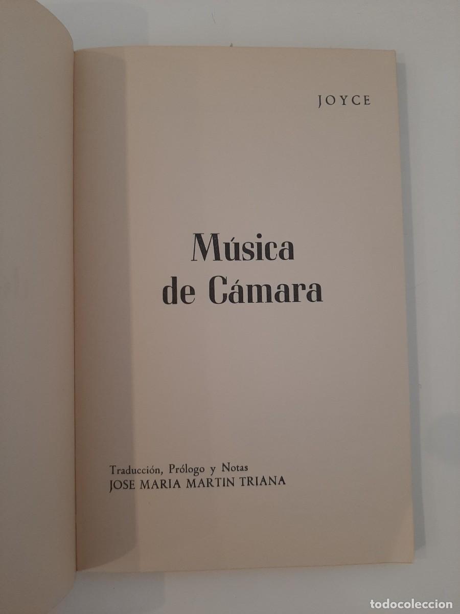 Libros de segunda mano: JOYCE. M&Uacute;SICA DE C&Aacute;MARA. VISOR. 1972 - Foto 3