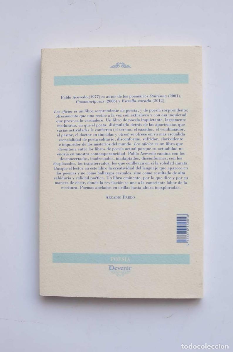 Libros de segunda mano: Los oficios - ACEVEDO, Pablo - Foto 3