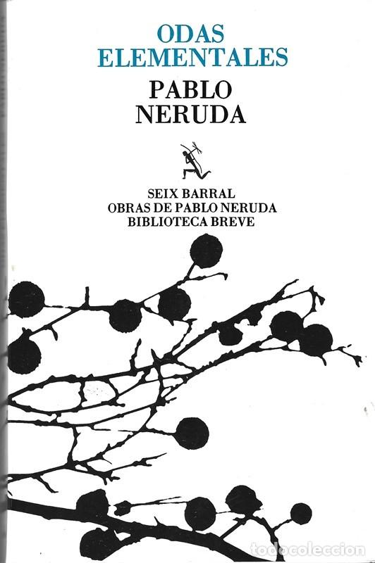 Libros de segunda mano: ODAS ELEMENTALES PABLO NERUDA - Foto 1