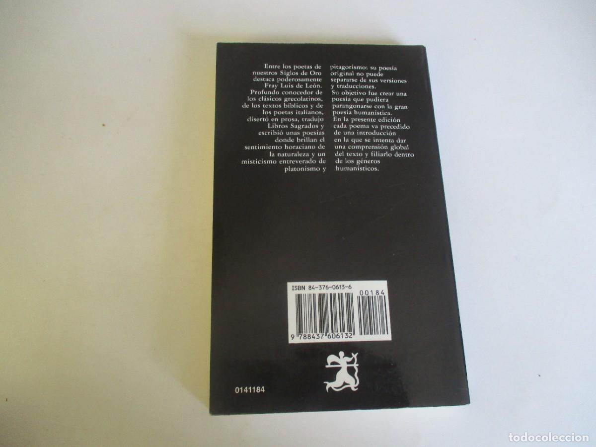 Libros de segunda mano: FRAY LUIS DE LE&Oacute;N Poes&iacute;a W21120A - Foto 3