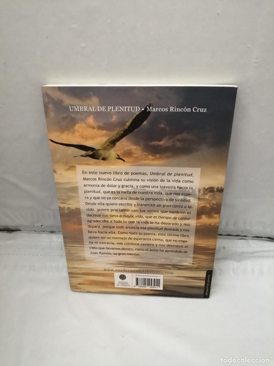 Libros de segunda mano: UMBRAL DE PLENITUD (Primera edici&oacute;n) - Foto 2