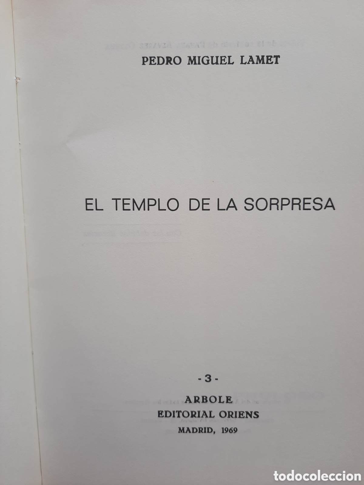 Libros de segunda mano: El templo de la sorpresa - Foto 2