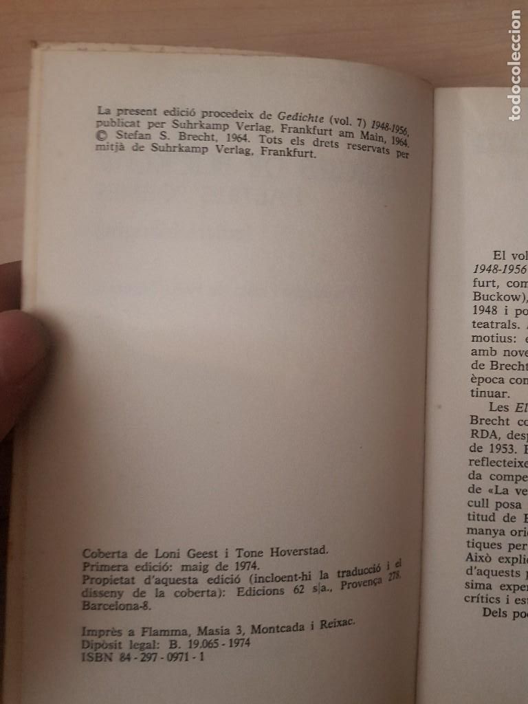 Libros de segunda mano: Les elegies de Buckow - Bertolt Brecht - Foto 3
