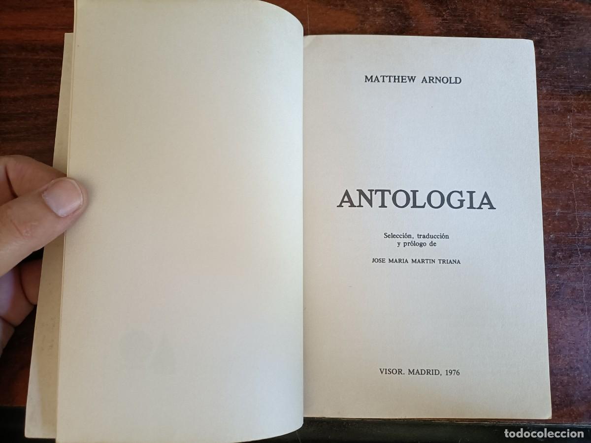 Libros de segunda mano: MATTHEW ARNOLD. ANTOLOG&Iacute;A. 1976 - Foto 2