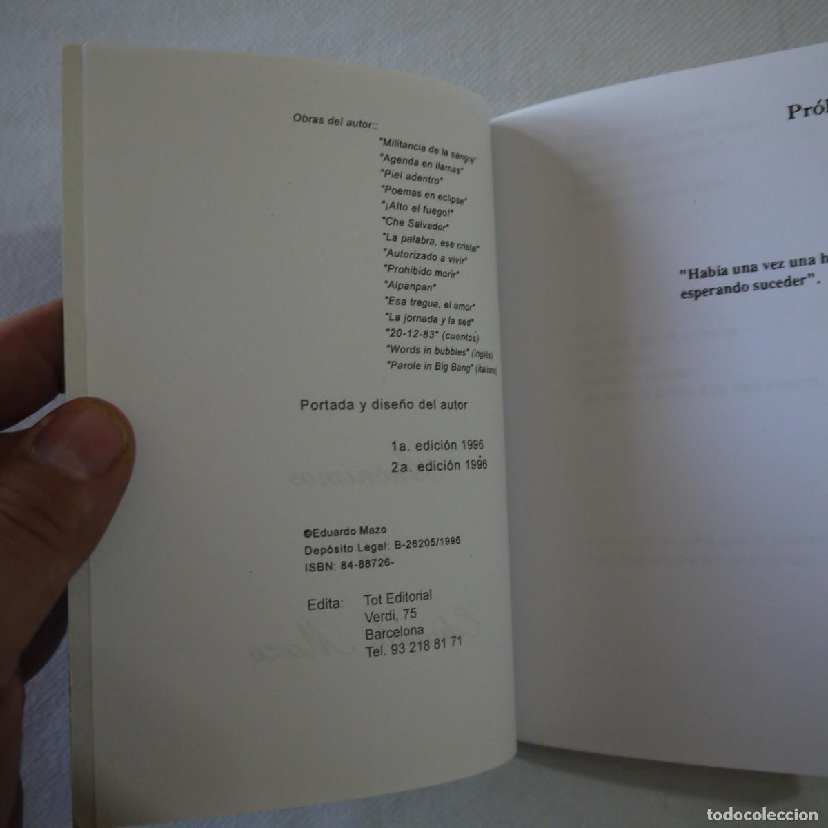 Libros de segunda mano: AN&Oacute;NIMOS - EDUARDO MAZO - 1996 - 2.&ordf; EDICI&Oacute;N - Foto 4