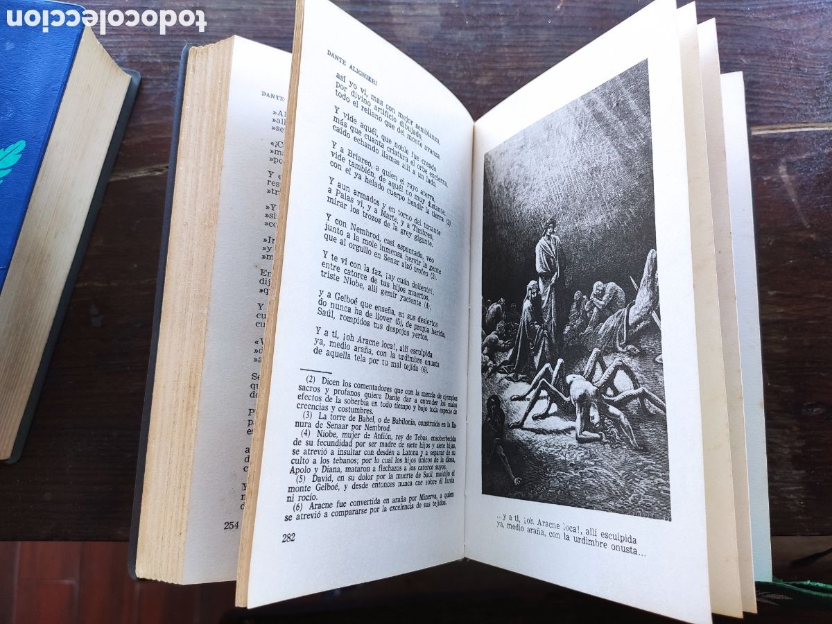 Libros de segunda mano: 1967. El Cantar del M&iacute;o Cid y La Divina Comedia - Foto 3