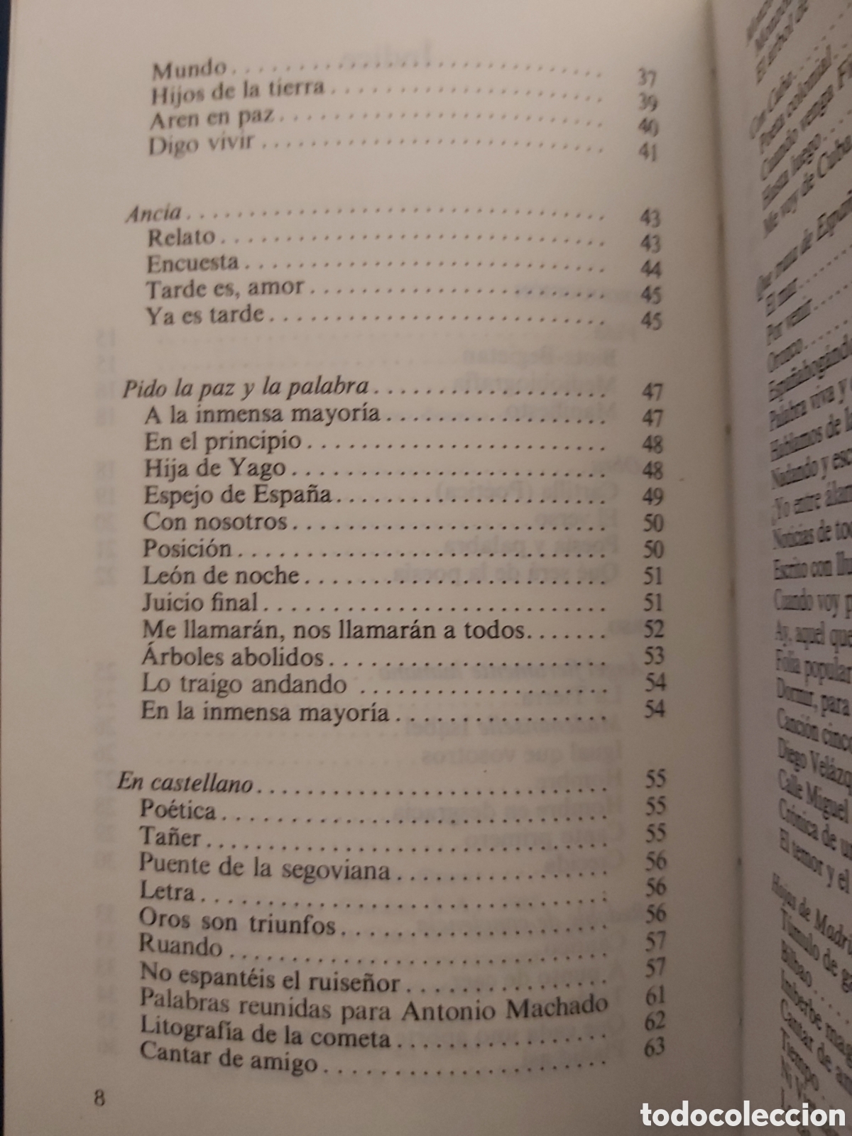 Libros de segunda mano: VERSO Y PROSA # BLAS DE OTERO # E. CATEDRA # 12 ED. 1985 - Foto 5