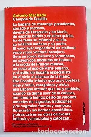 Libros de segunda mano: Campos de Castilla. Antonio Machado - Foto 1