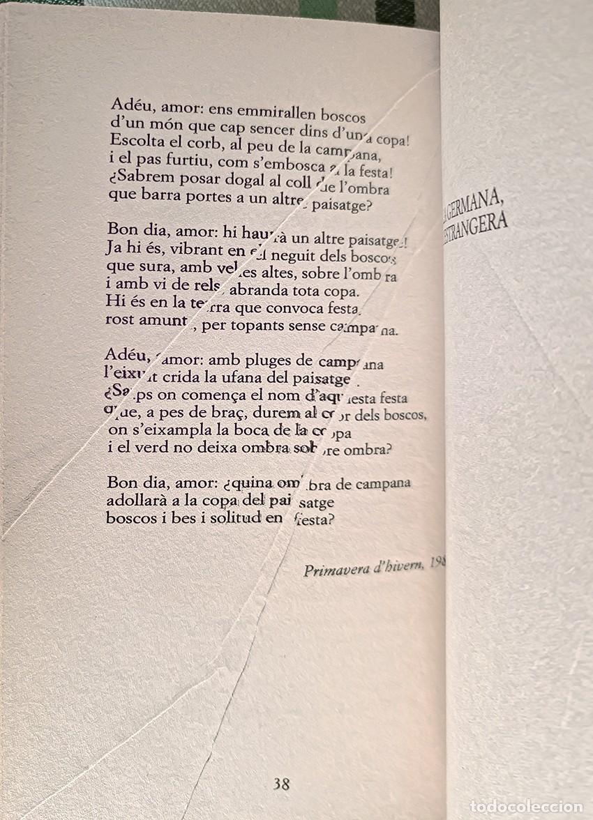 Libros de segunda mano: LA GERMANA, LESTRANGERA - MARIA-MERC&Egrave; MAR&Ccedil;AL - Foto 3