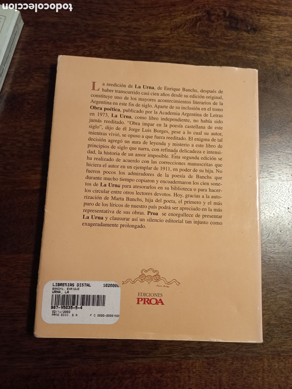 Libros de segunda mano: La urna, Enrique Banchs - Foto 2