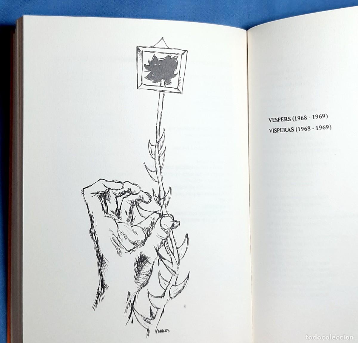 Libros de segunda mano: VESPERS - V&Iacute;SPERAS. FRANCISCO CARRASQUER. LUCEBERT. DEDICATORIA AUTOGRAFA. BILING&Uuml;E. 1976. - Foto 4