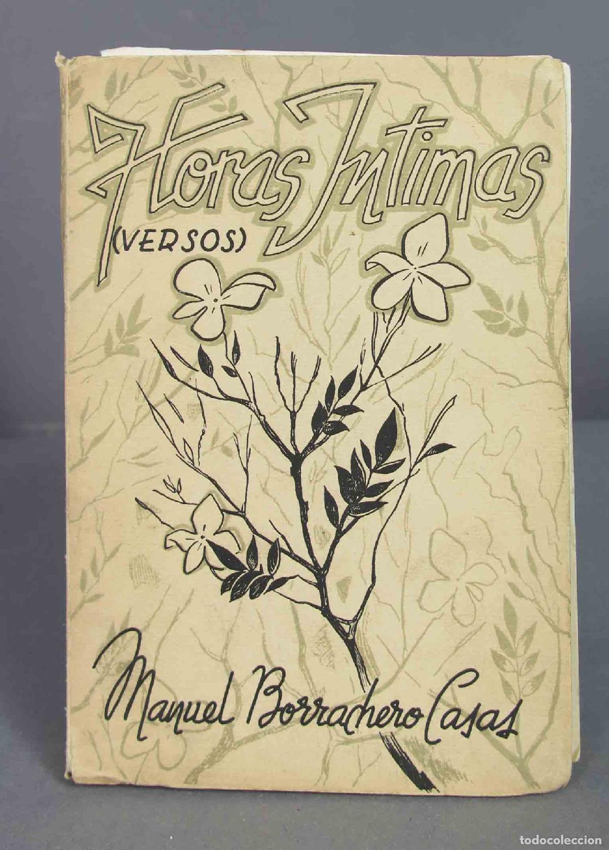 Second hand books: HORAS INTIMAS. VERSOS. MANUEL BORRACHERO CASAS