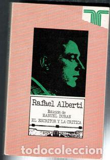 Libros de segunda mano: Rafael Alberti. Edici&oacute;n de Manuel Dur&aacute;n - Foto 1
