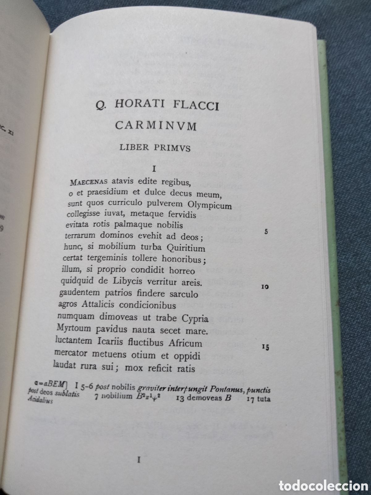 Libros de segunda mano: Q. Horati Flacci, Opera, Horacio - Foto 2