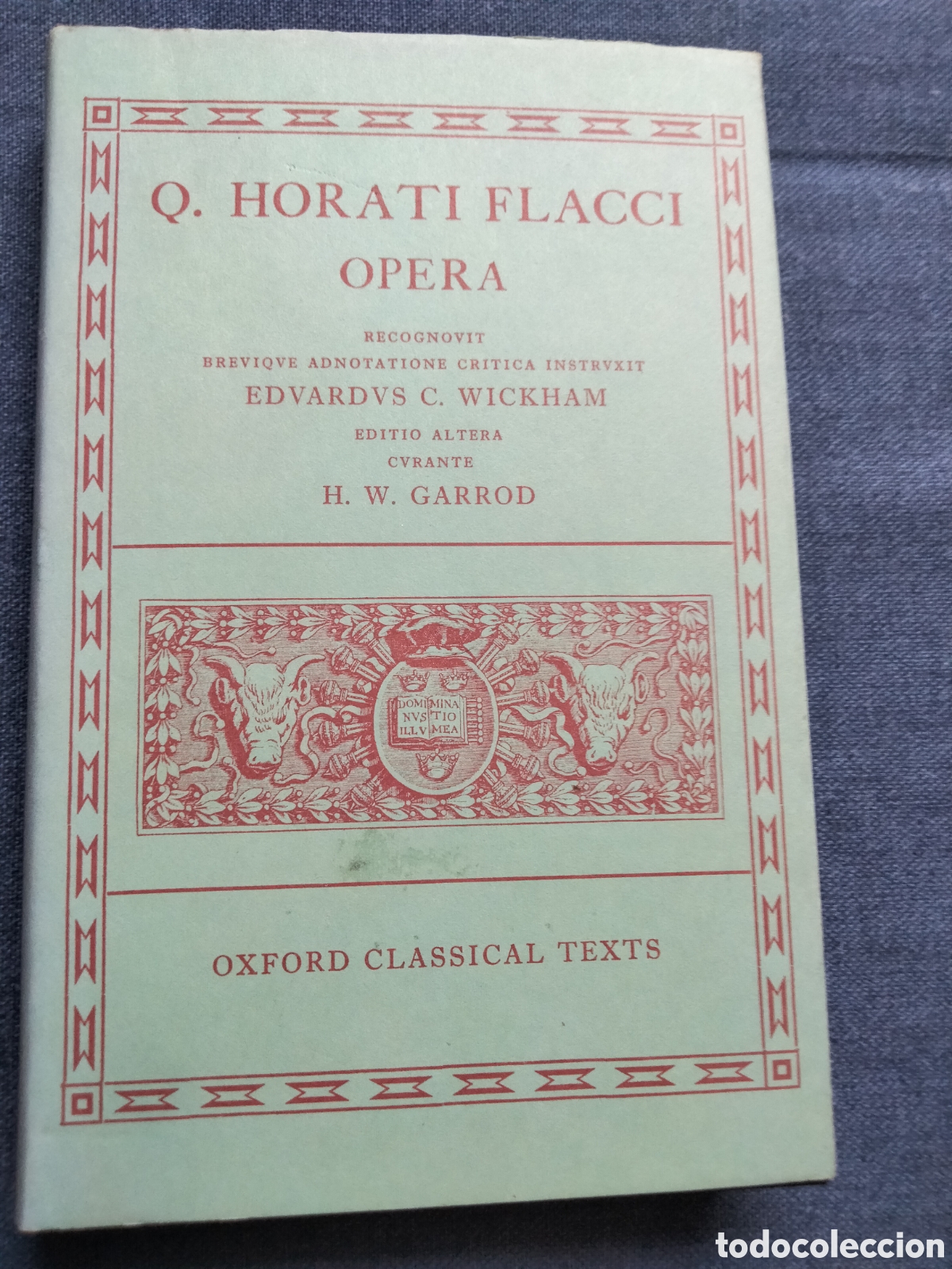 Libros de segunda mano: Q. Horati Flacci, Opera, Horacio - Foto 1