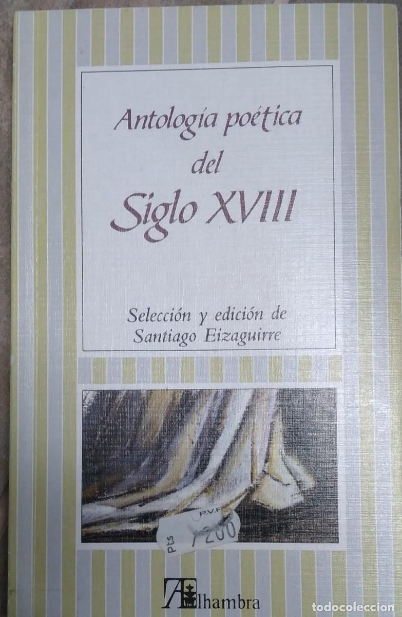 Second hand books: ANTOLOGIA POETICA DEL SIGLO XVIII