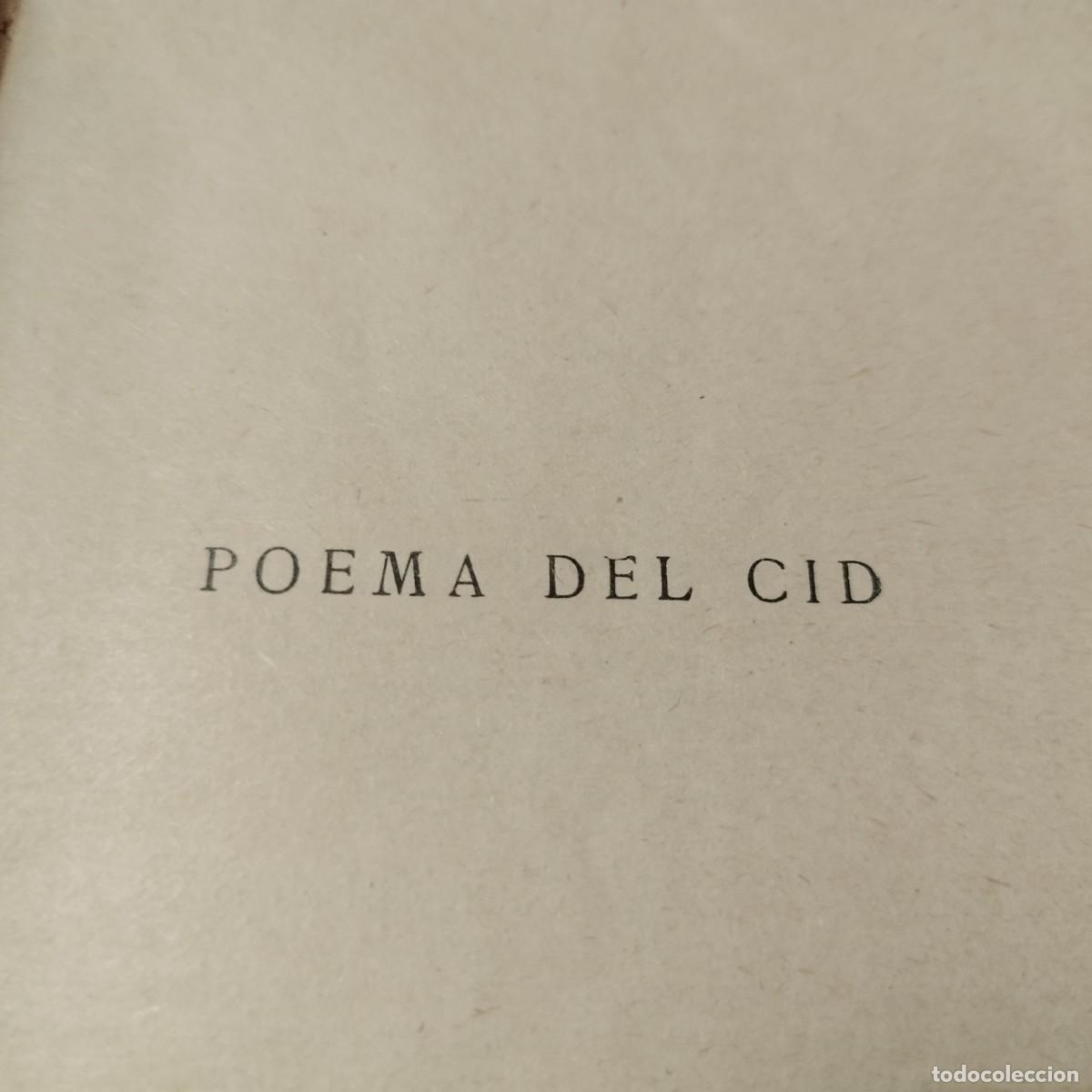 Libros de segunda mano: POEMA DEL CID / / CONSO 319 - Foto 2