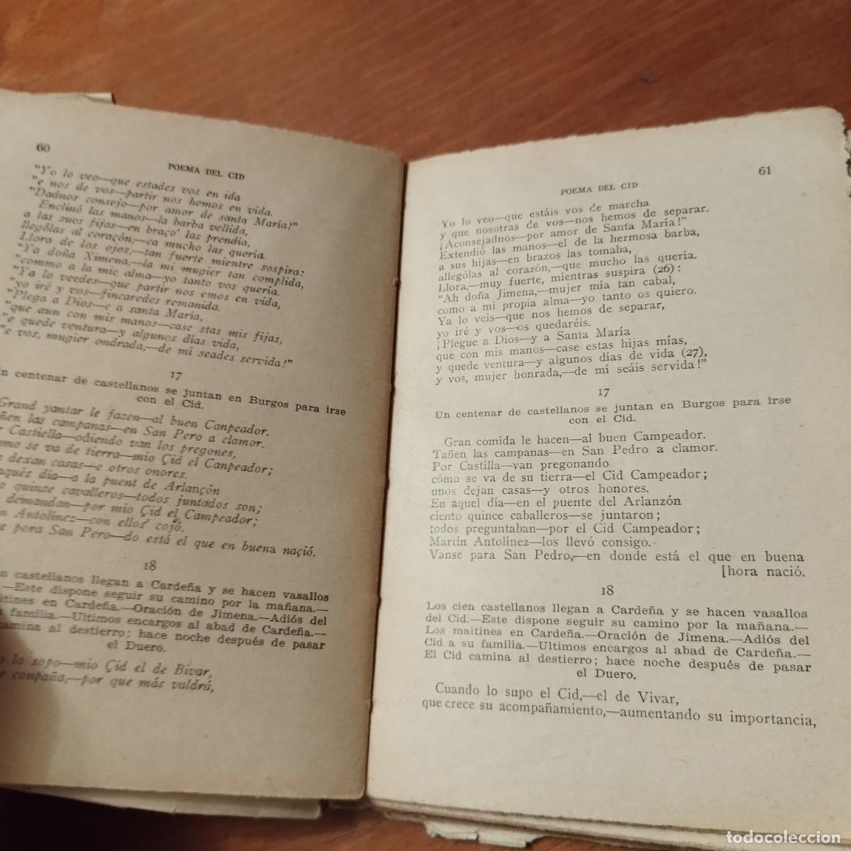 Libros de segunda mano: POEMA DEL CID / / CONSO 319 - Foto 4