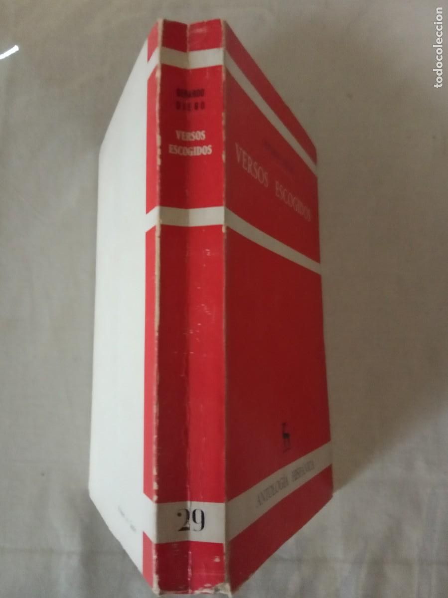 Libros de segunda mano: VERSOS ESCOGIDOS .- GERARDO DIEGO. - Foto 2