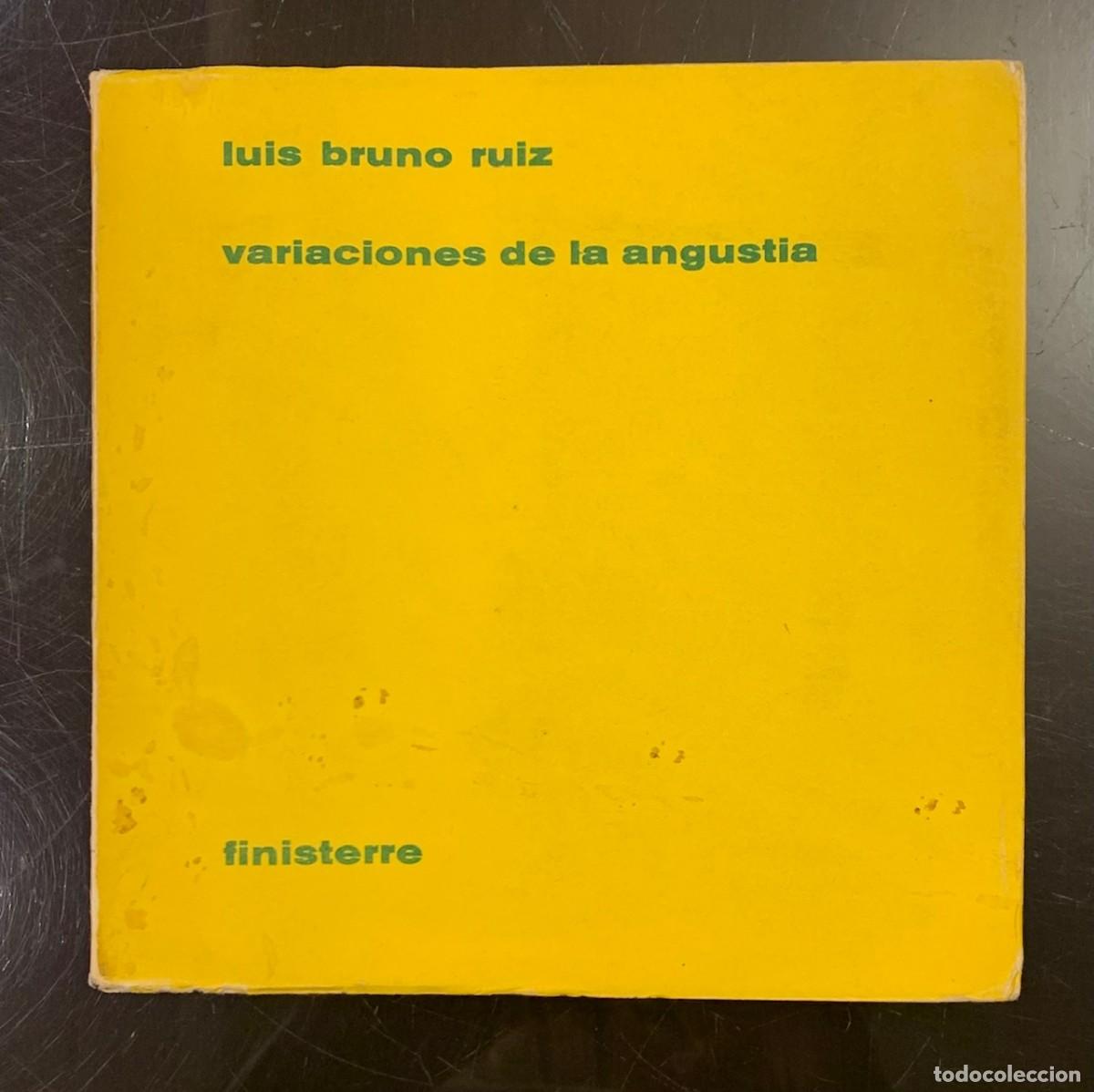 Libros de segunda mano: Variaciones de la Angustia - Luis Bruno Ruiz - Foto 1