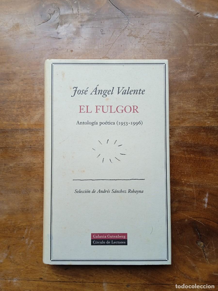 Libros de segunda mano: Jos&eacute; &Aacute;ngel Valente El fulgor - Foto 1
