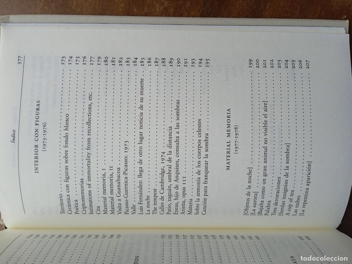Libros de segunda mano: Jos&eacute; &Aacute;ngel Valente El fulgor - Foto 8