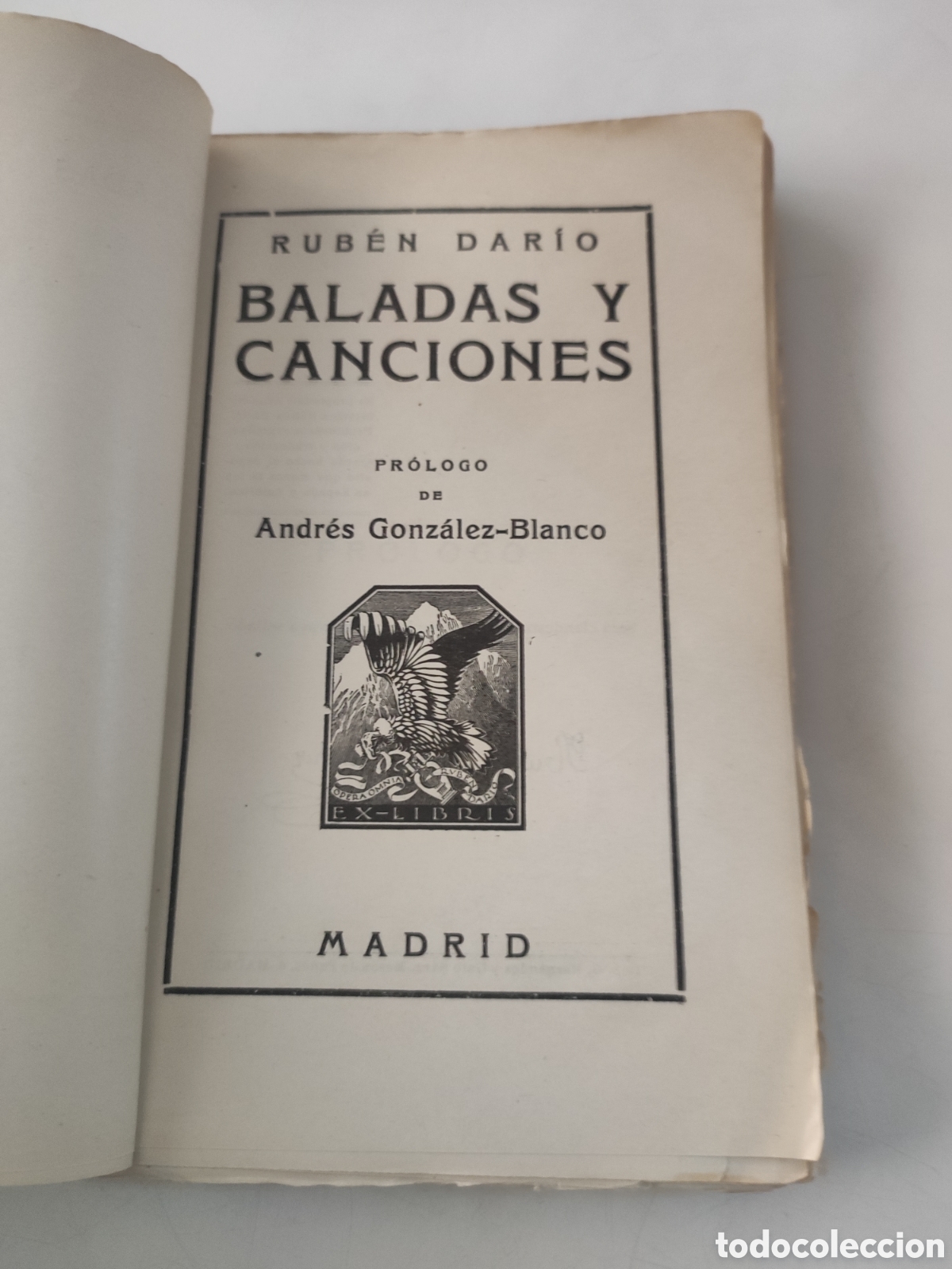 Libros de segunda mano: BALADAS Y CANCIONES - Ruben Dario - Foto 5