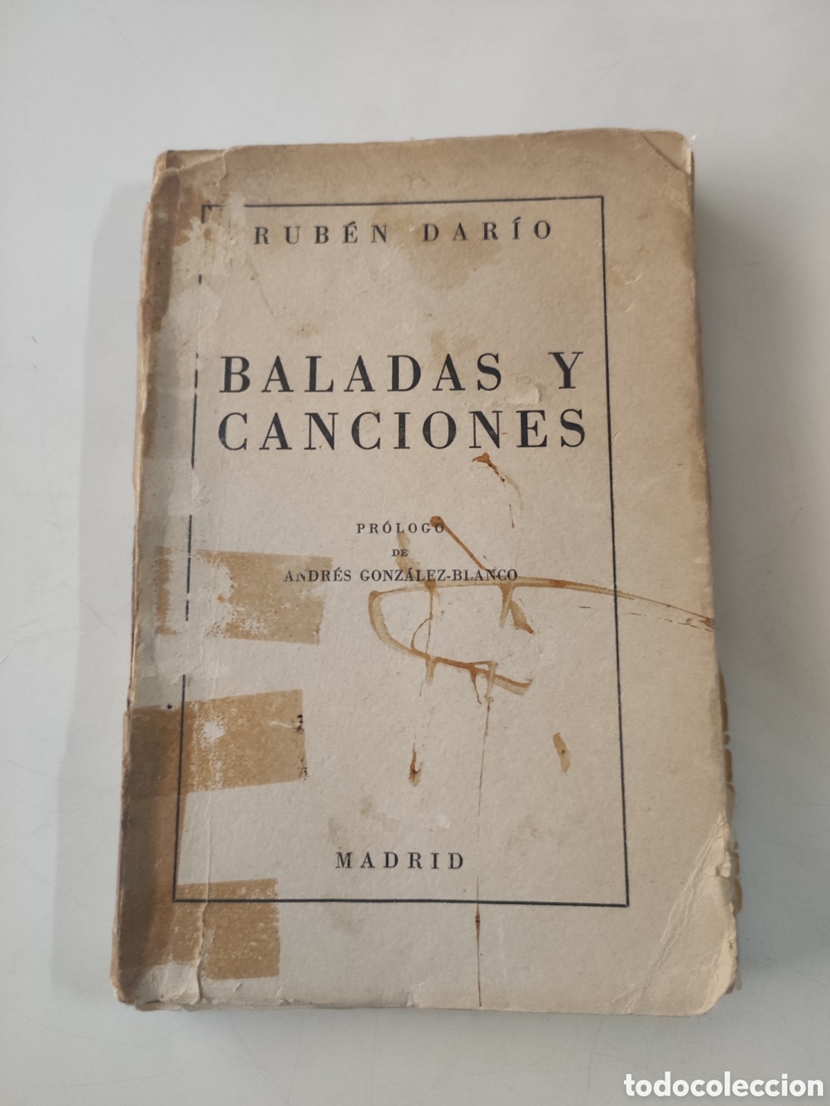 Libros de segunda mano: BALADAS Y CANCIONES - Ruben Dario - Foto 1