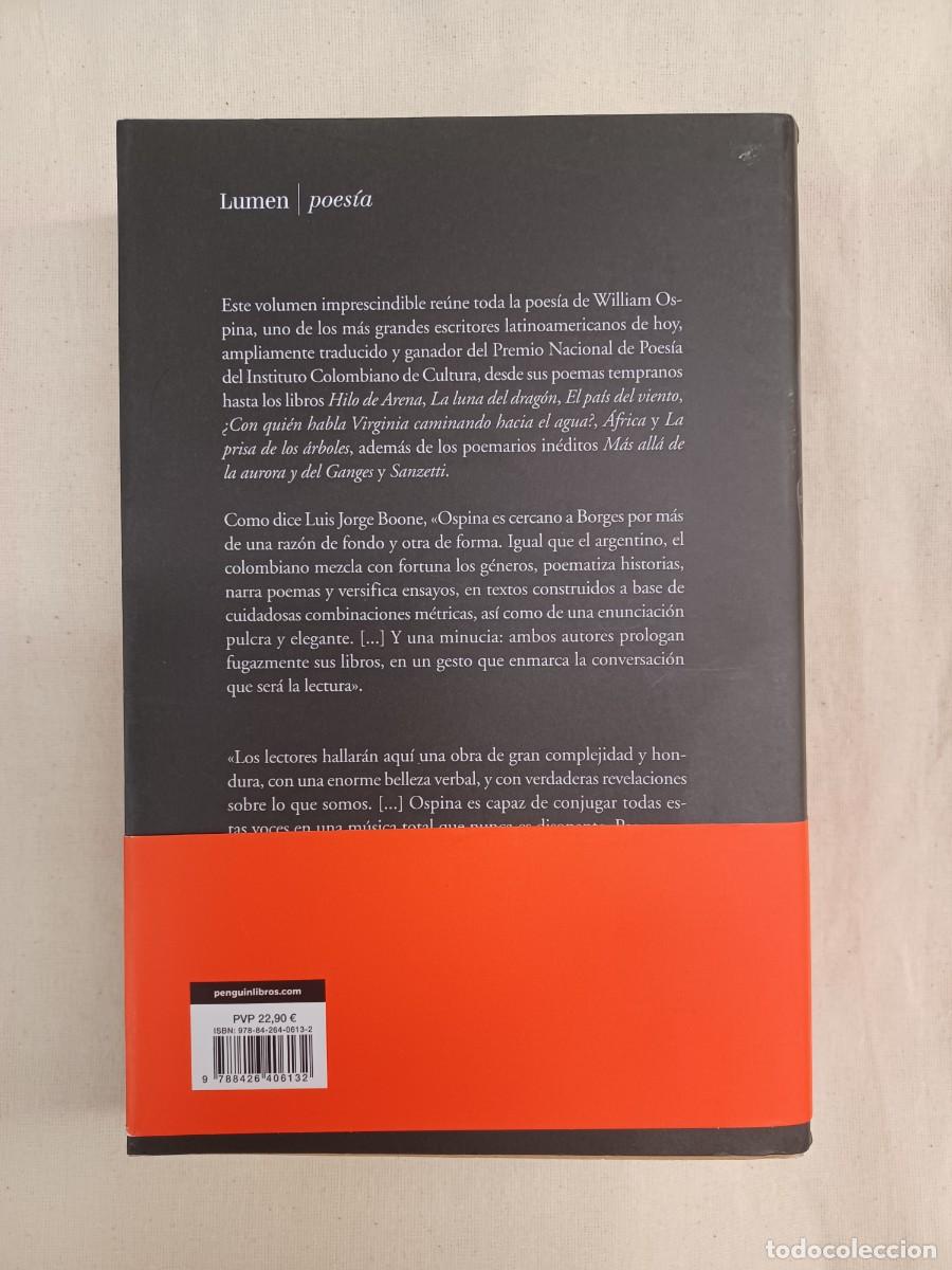 Libros de segunda mano: OSPINA, WILLIAM. POES&Iacute;A COMPLETA - Foto 2